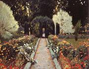 Prats, Santiago Rusinol A Garden in Aranjuez USA oil painting artist